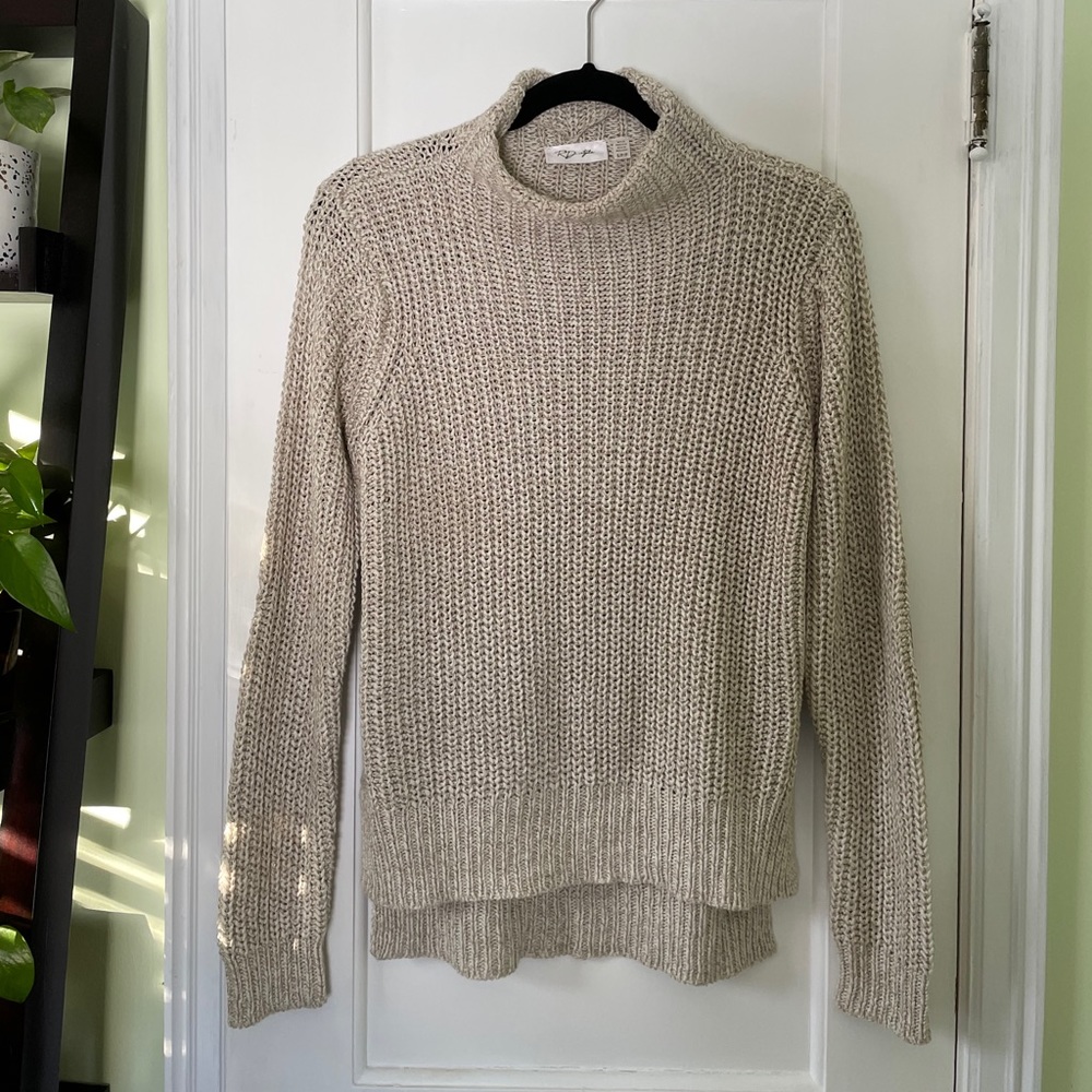 Mock neck sweater